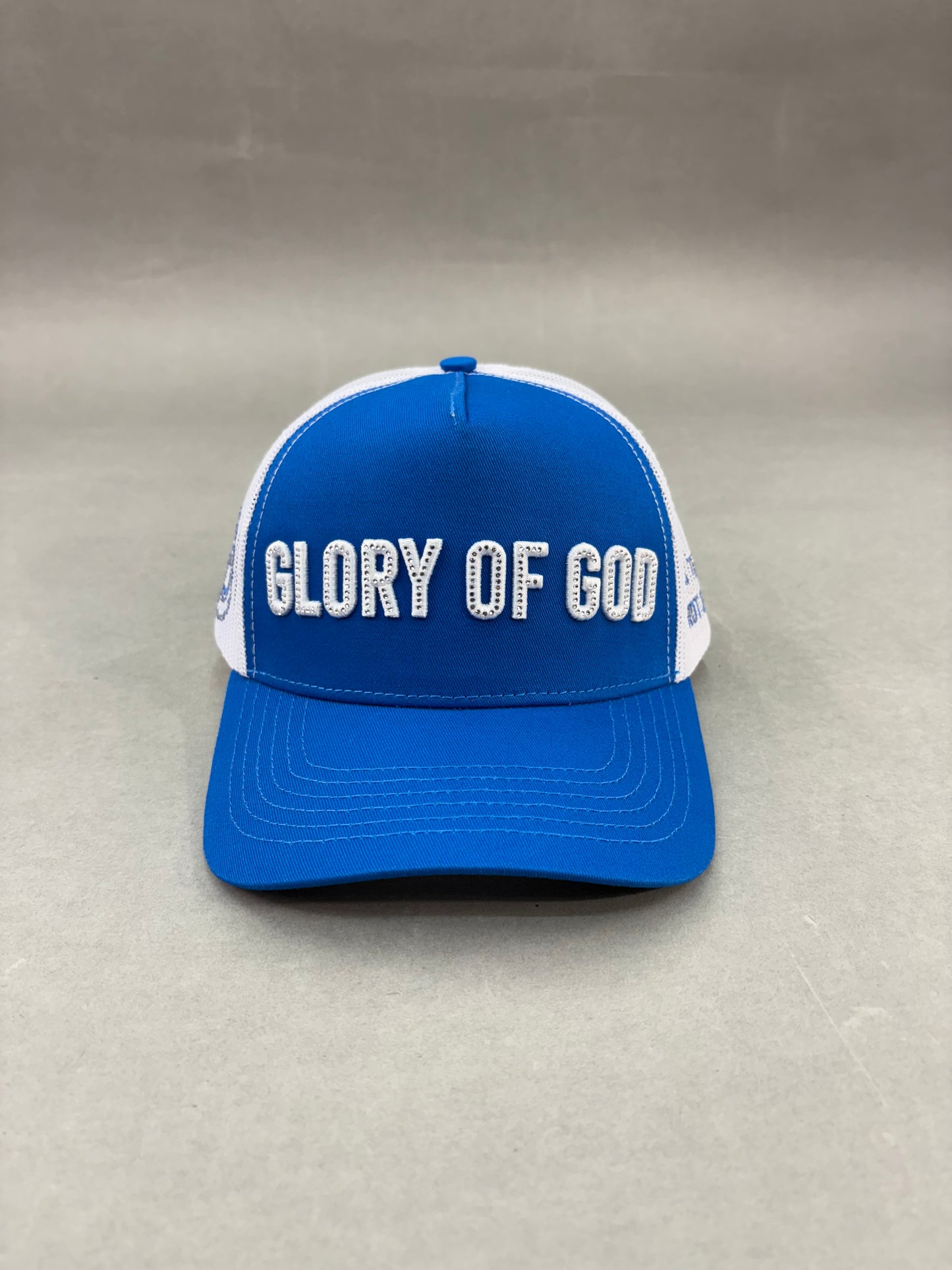 Glory of God - Blue and white