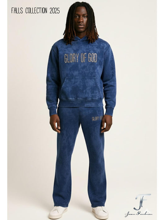 GLORY OF GOD SUT BLUE WHIT CRYSTALS