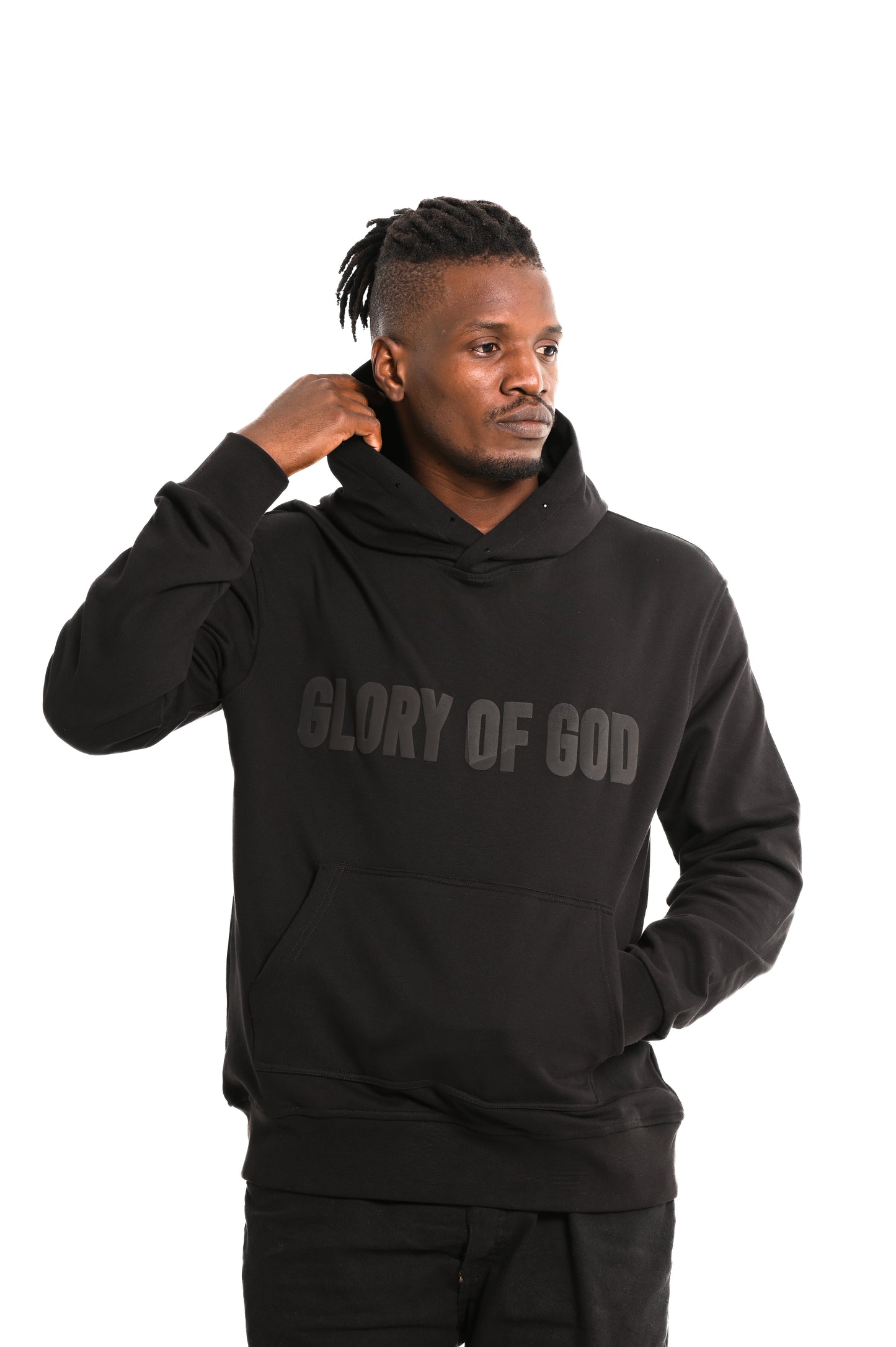 Glory of God Oversized Hoodie - All Black