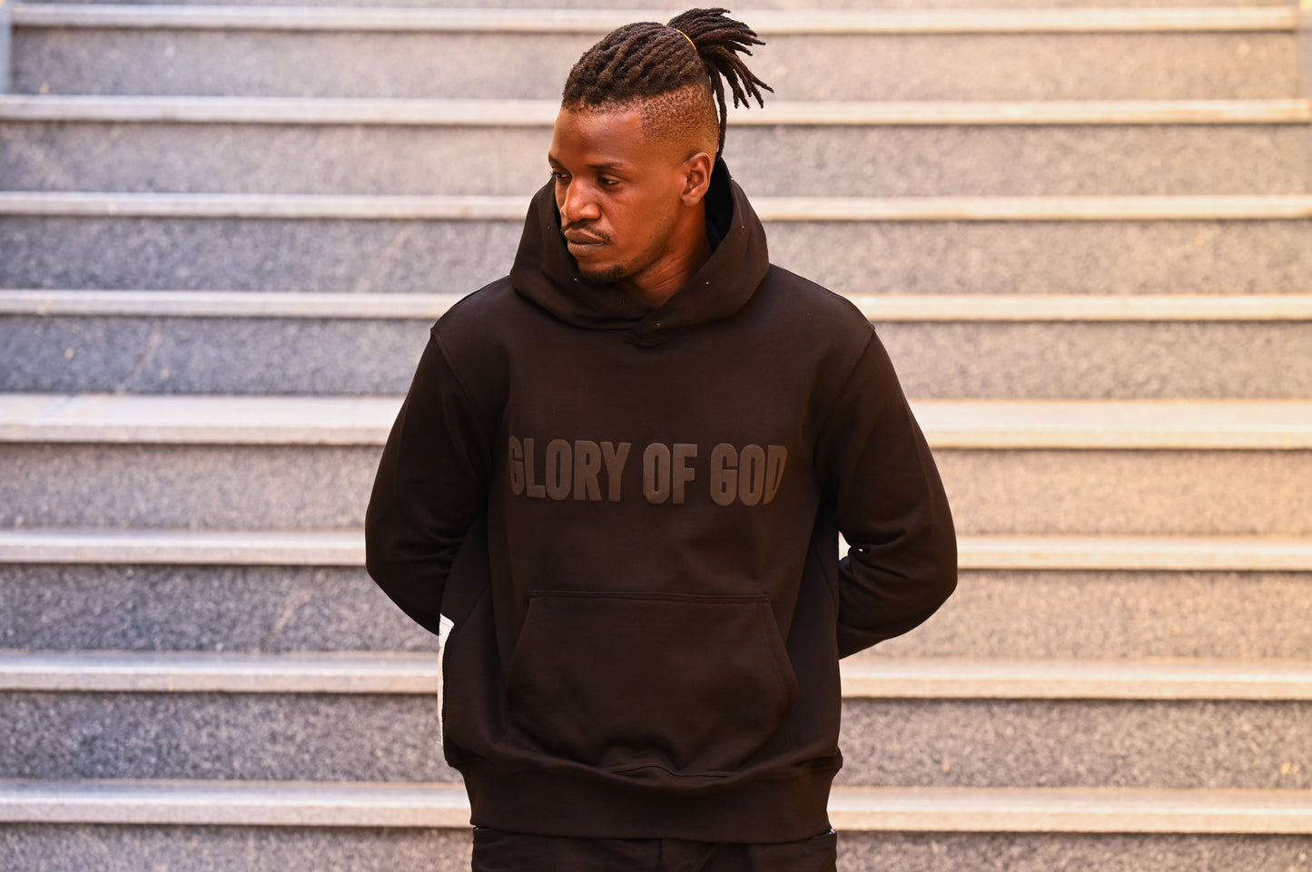 Glory of God Oversized Hoodie - All Black