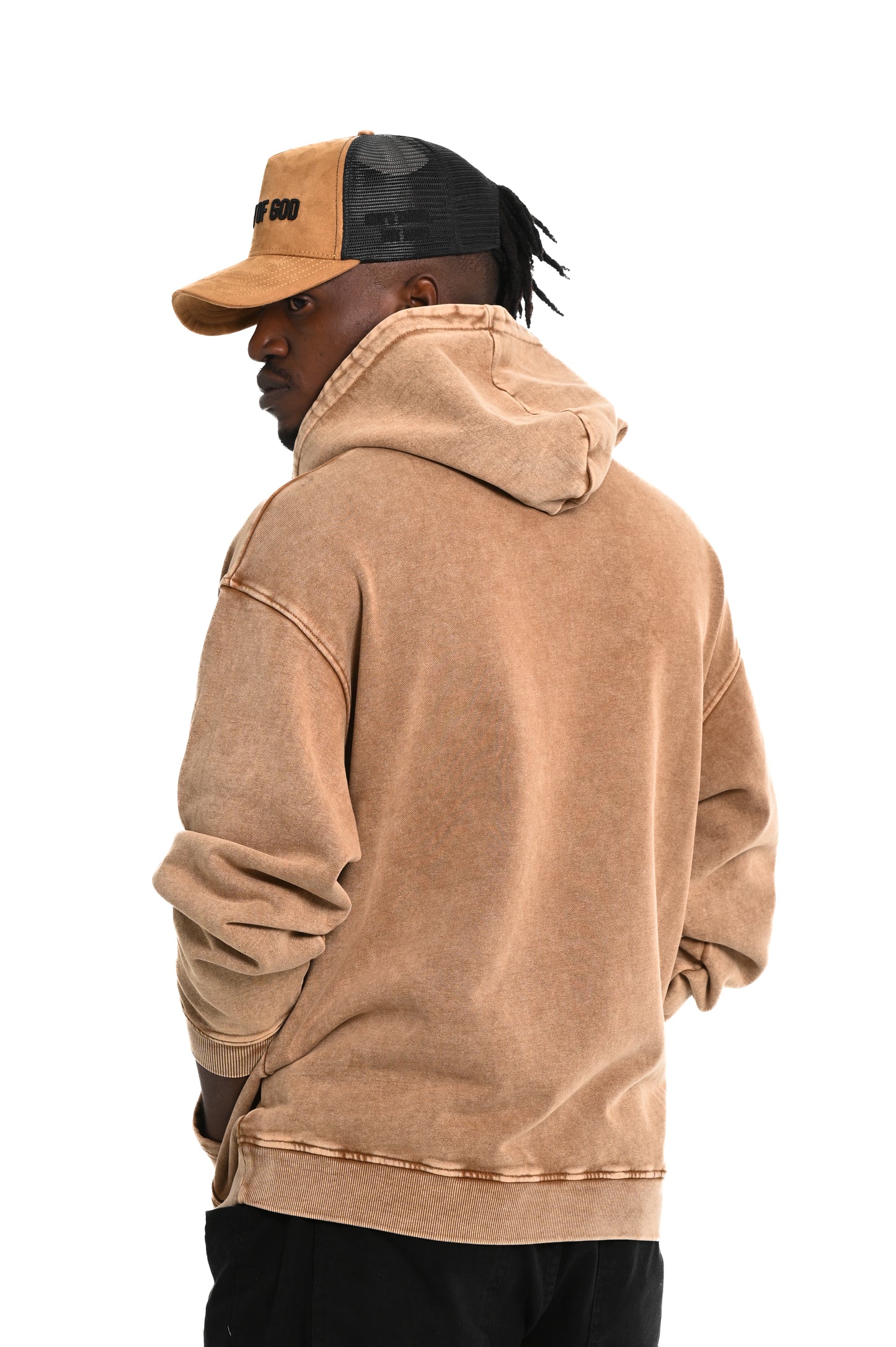 Glory of God Oversized Hoodie - Rich Brown