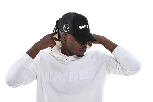 Glory of God Oversized Hoodie - White